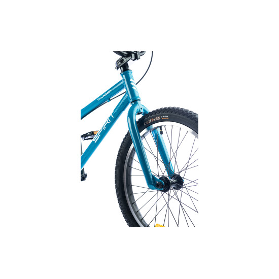 Велосипед Spirit Thunder 20", рама Uni, блакитний/глянець, 2021 Велосипед Spirit Thunder 20", рама Uni, блакитний/глянець, 2021