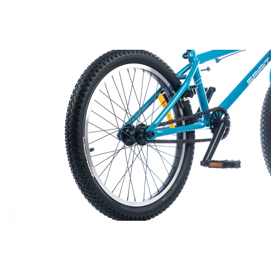 Велосипед Spirit Thunder 20", рама Uni, блакитний/глянець, 2021 Велосипед Spirit Thunder 20", рама Uni, блакитний/глянець, 2021