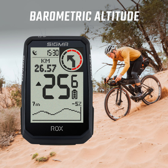 Велокомп'ютер ROX 4.0 Endurance Black Sigma Sport Велокомп'ютер ROX 4.0 Endurance Black Sigma Sport