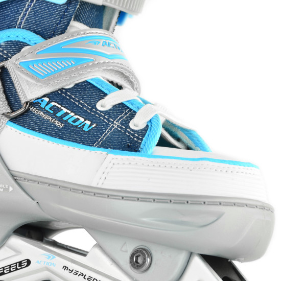Роликові ковзани Action KIRE/Blue/33-36 Роликові ковзани Action KIRE/Blue/33-36