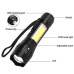 Фонарь W601-XPE(red)+COB(white), Li-Ion аккумулятор, ЗУ microUSB, зум, Коробка Фонарь W601-XPE(red)+COB(white), Li-Ion аккумулятор, ЗУ microUSB, зум, Коробка