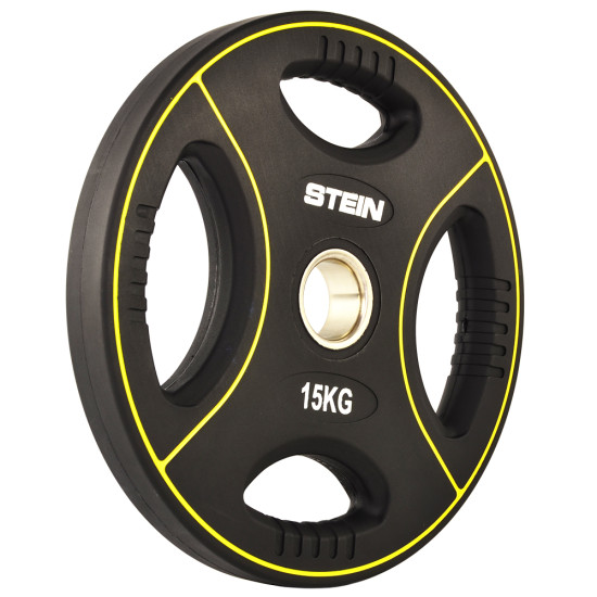 Диск полиуретановый черный Stein 15 кг