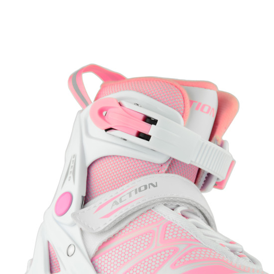 Роликовые коньки Action 2 в 1 Riply/Pink/29-32