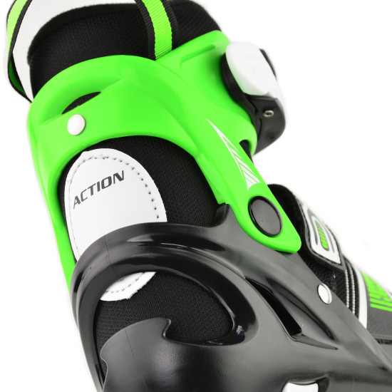 Роликові ковзани Action 2 в 1 Ronny/Green/29-32