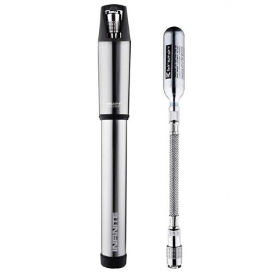 Насос велосипедний Birzman Infinite Apogee ROAD SILVER with CO2 Насос велосипедний Birzman Infinite Apogee ROAD SILVER with CO2