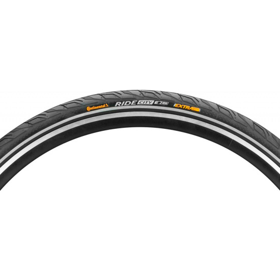 Покришка Continental Ride City 28" | 700 x 42C (40C) чорно/коричнева, не складна, світловідбиваюча 101605