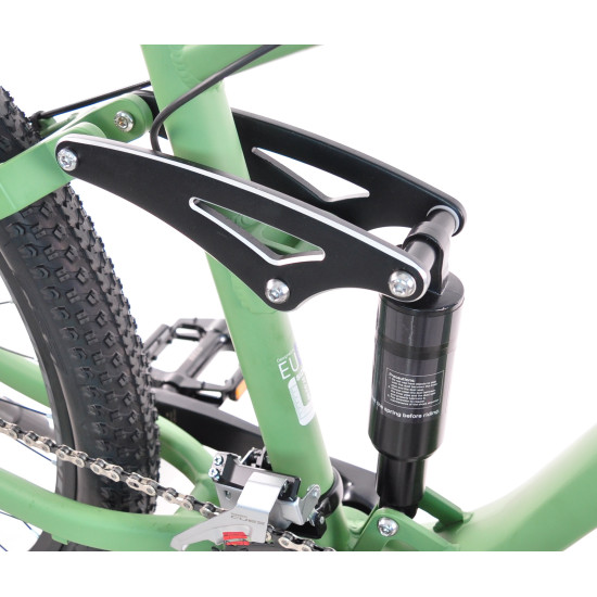 Велосипед ARDIS 27,5 AMT AL "IMPULS" двухподвес, 18 рама, черный 0295BLK