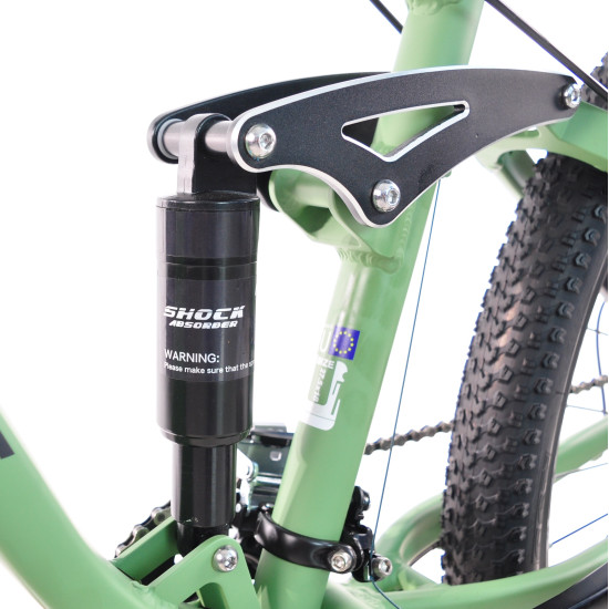 Велосипед ARDIS 27,5 AMT AL "IMPULS" двухподвес, 18 рама, черный 0295BLK