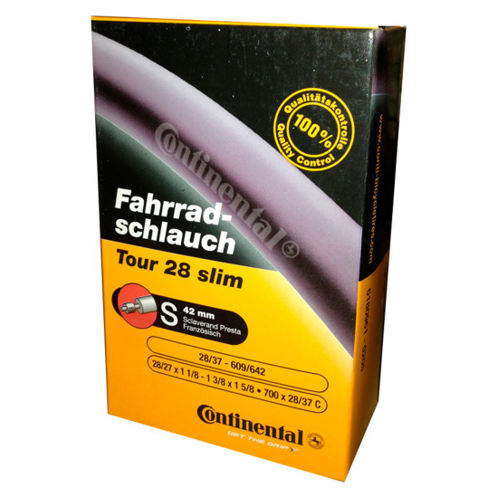 Камера Continental Tour Tube Slim 28", 28-622->37-622/32-630, S42, 140 г 181991