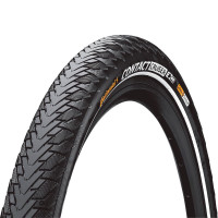 Шина Continental Contact Cruiser, 26 x 2.00, черная, не складная светоотражающая 101507