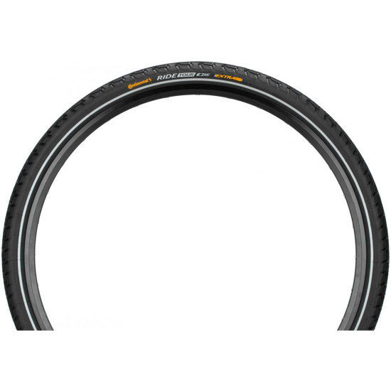 Покришка Continental RIDE Tour Reflex, 28", 700 x 35C, 28 x 1 3/8 x 1 5/8, 37-622, Wire, ExtraPuncture Belt, 690гр., черний 101156 Покришка Continental RIDE Tour Reflex, 28", 700 x 35C, 28 x 1 3/8 x 1 5/8, 37-622, Wire, ExtraPuncture Belt, 690гр., черний 101156