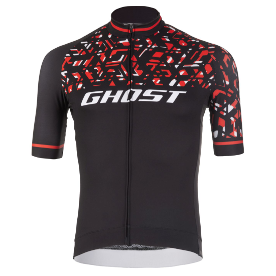 джерсина Ghost Factory Racing, Short, XL, черно-красно-белое