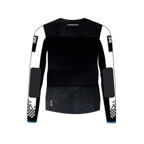 Футболка Haibike "Freeride", длинный рукав, S, черно-белая