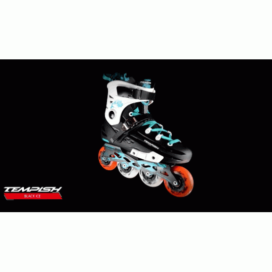 Роликовые коньки TEMPISH Black Ice/38