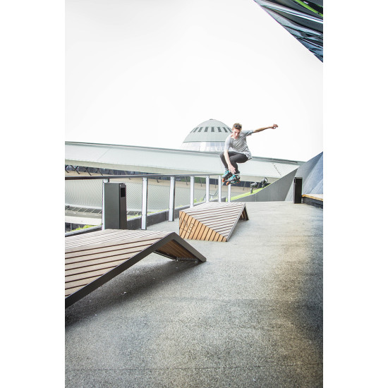 Роликовые коньки TEMPISH Black Ice/38