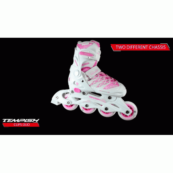 Роликові ковзани Tempish CLIPS GIRL DUO /33-36