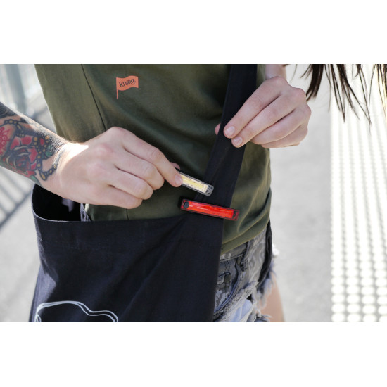 Мигалка задня Knog Plus Rear 20 Lumens Translucent 12143