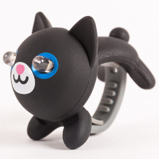 Мигалка для дитячого велосипеду Zoonimal Кот, LED,на кермо. Мигалка для дитячого велосипеду Zoonimal Кот, LED,на кермо.