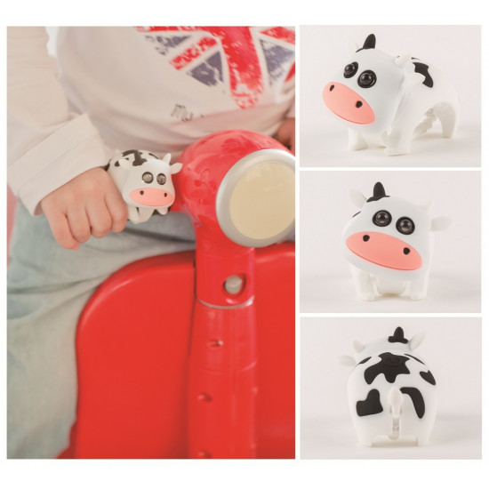 Фонарик-мигалка для дитячого велосипеду Zoonimal Корова, LED, на кермо.