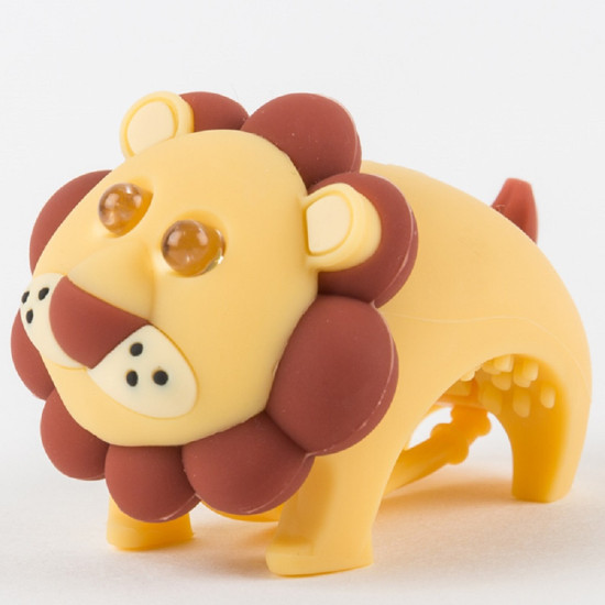 Фонарик-мигалка для дитчого велосипеду Zoonimal Лев, LED, на кермо.