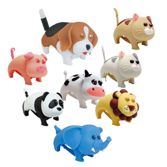 Фонарик-мигалка для дитчого велосипеду Zoonimal Лев, LED, на кермо.