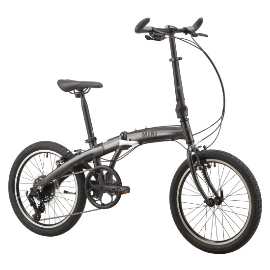 Велосипед 20" Pride MINI 8 2025 темно-сірий Велосипед 20" Pride MINI 8 2025 темно-сірий