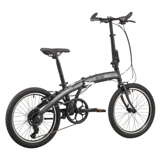 Велосипед 20" Pride MINI 8 2025 темно-сірий Велосипед 20" Pride MINI 8 2025 темно-сірий