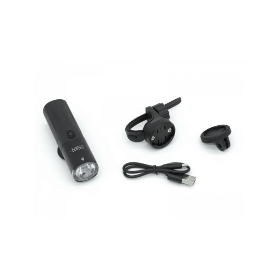 Ліхтар передній Author Lumina 600 lm USB Alloy, чорний 12002348