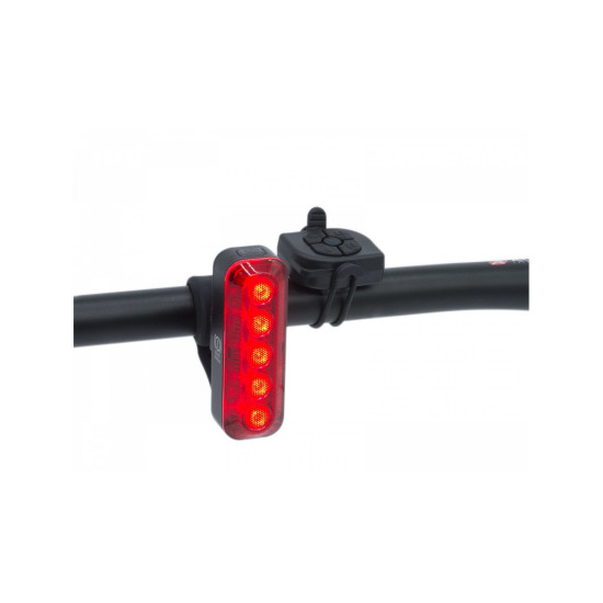 Ліхтар безпековий задній Author XYRIUS Brake USB 400 lm, з червоним рефлектором 12039995