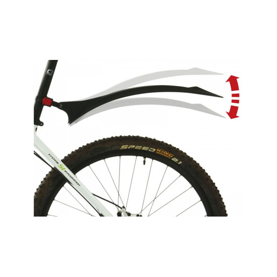 Крыло заднє X-Bow Cross 28", колір чорний 16150512