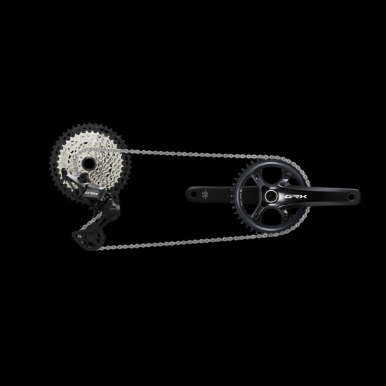 Шатуни FC-RX820-1 GRX (12Х1) Hollowtech II, 175мм 40Т, без каретки Шатуни FC-RX820-1 GRX (12Х1) Hollowtech II, 175мм 40Т, без каретки