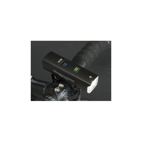 Ліхтар передній Author PROXIMA 1000 lm / GoPro clamp USB Alloy - black 12002370