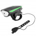 Фара с зарядкой под USB с сигналом и различными мелодиями, модель 7588(G21)-(SA47) Bike Light