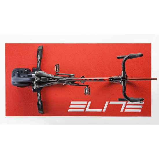 Мат під велотренажер ELITE, (180х90) червоний