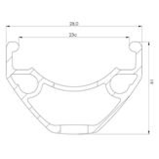 Обід Mach1 CROSS-R 27,5" 32 отв., TLR, чорний Обід Mach1 CROSS-R 27,5" 32 отв., TLR, чорний