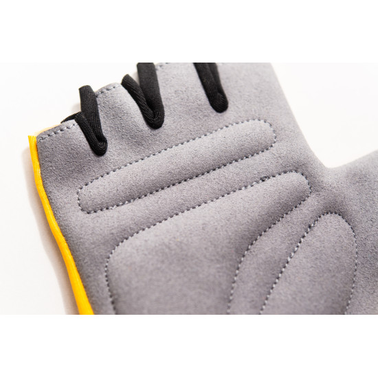 Рукавички дитячі Green Cycle MIA без пальців S жовто-чорні