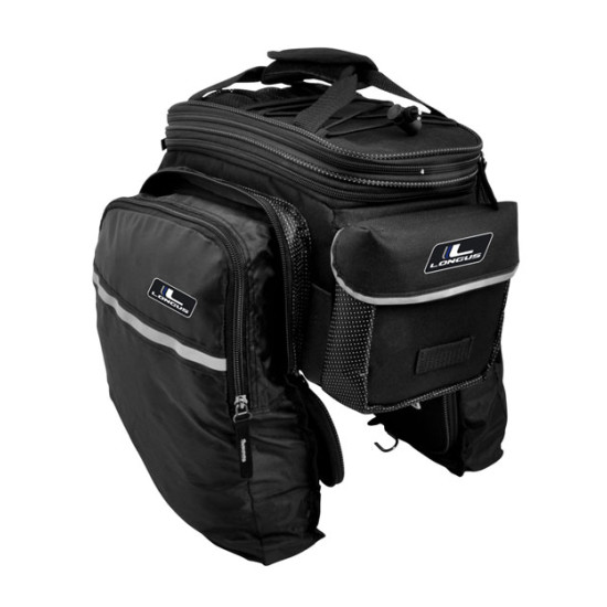 Сумка Longus INCREASER,   на багажник, чорний