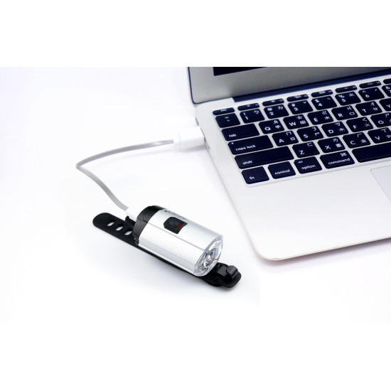 Світло переднє INFINI TRON 300 6 ф-цій, ALU чорний USB