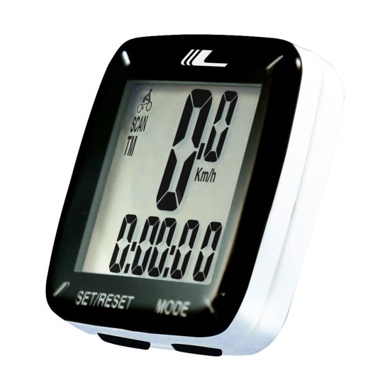 Велокомп`ютер Longus АХ-11W, 11 ф-цій, чорний