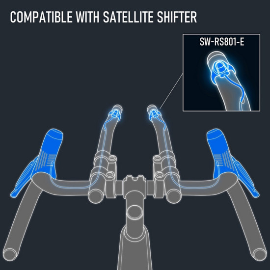 Гальм ручка/шифтер для гідравл диск гальм ST-RX825-R GRX, Di2 Dual Control 12-швидк, права