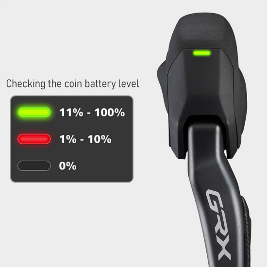 Гальм ручка/шифтер для гідравл диск гальм ST-RX825-R GRX, Di2 Dual Control 12-швидк, права