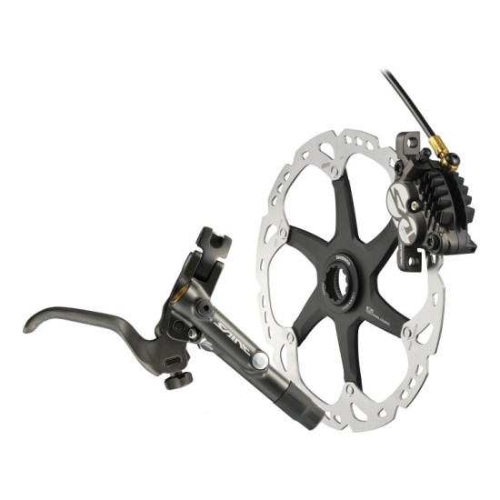 Каліпер гідравл диск гальм BR-M820 SAINT, монтаж РМ160мм, колодка H03C/Fin, метал