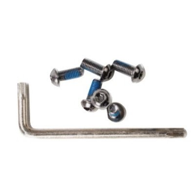 Гвинти Alligator для кріплення ротора Torx чорні 6 шт + ключ