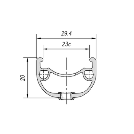 Обід Mach1 910, 27,5" 32 отв., TLR, чорний, 510г