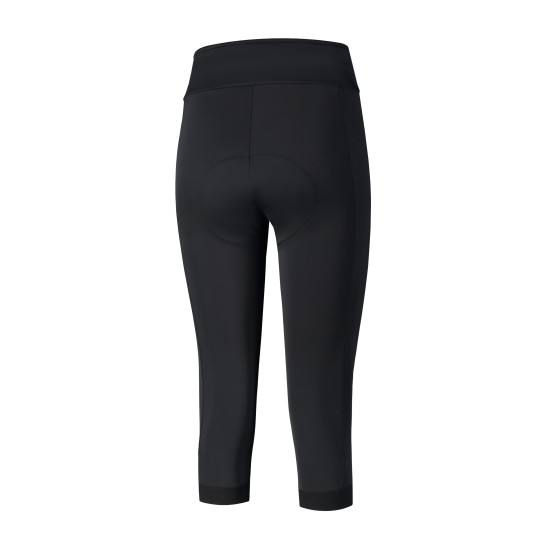 Велобриджі жіночі Shimano 3/4 без лямок, чорні, розм. M