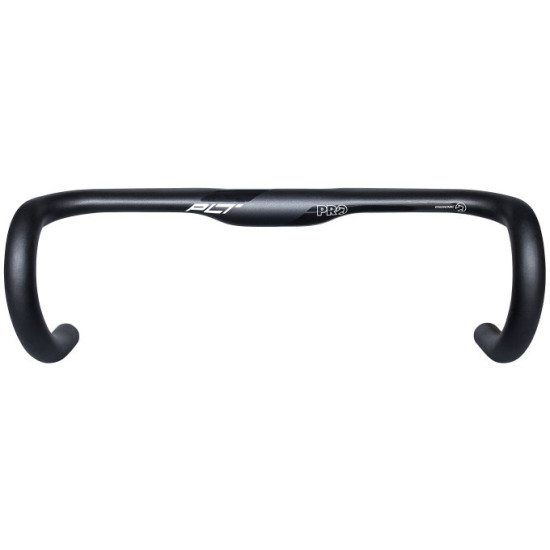 Кермо PRO шосейне компакт ерго PLT 44cm/31.8mm, чорне