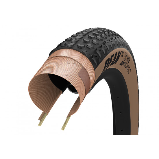 Покришка 29x2.4 (61-622) GoodYear Peak SL Race Tubeless Complete Folding Blk/Tan, 120tpi