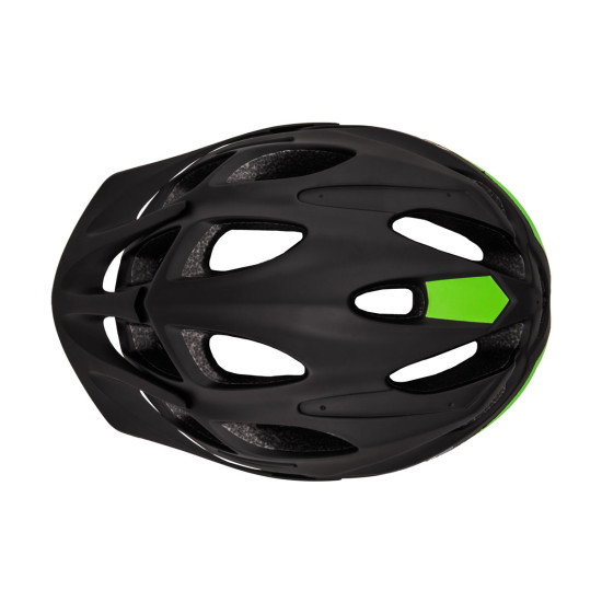 Шолом HQBC DUALQ  розм. М, 54-58см, чорний матов./неон. зелений матов.