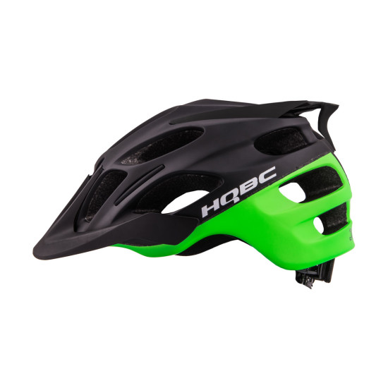 Шолом HQBC DUALQ  розм. М, 54-58см, чорний матов./неон. зелений матов.