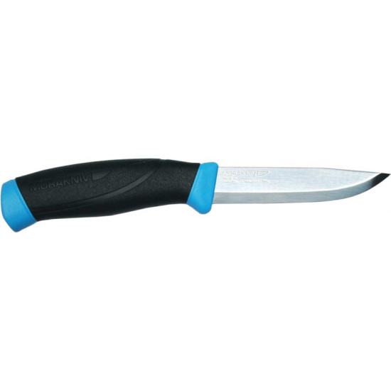 Нож Morakniv Companion Blue нержавеющая сталь цвет голубой Нож Morakniv Companion Blue нержавеющая сталь цвет голубой